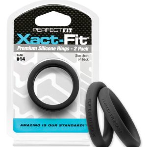 PERFECT FIT XACT-FIT #14 2 PK BLACK