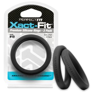 PERFECT FIT XACT-FIT #19 2 PK BLACK