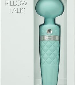 PILLOW TALK SULTRY ROTATING WAND TEAL