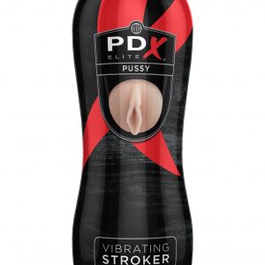 PDX ELITE VIBRATING PUSSY STROKER