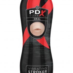 PDX ELITE VIBRATING ORAL STROKER