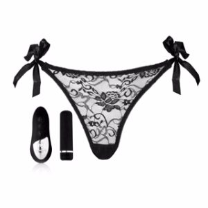 SENSUELLE PLEASURE PANTY BLACK REMOTE CONTROL