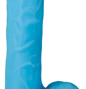 (D) TOUCH & GLOW BLUE DILDO