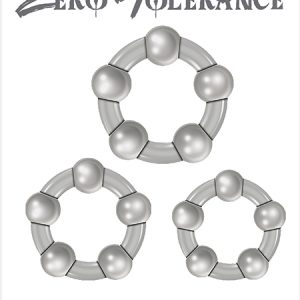 ZERO TOLERANCE THREE AMIGOS COCK RINGS