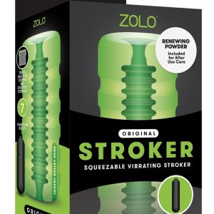 ZOLO ORIGINAL SQUEEZABLE VIBRATING STROKER