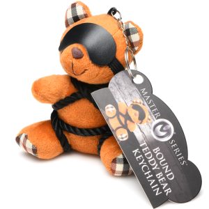 MASTER SERIES BOUND TEDDY BEAR KEYCHAIN