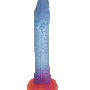CREATURE COCKS MAKARA GLOW IN THE DARK SILICONE SNAKE DILDO