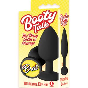 THE 9'S BOOTY TALK BRAT SILICONE BUTT PLUG