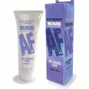 NUMB AF DESENSITIZING ANAL GEL BLUE RASPBERRY 1.5 OZ