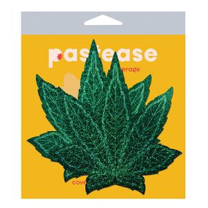 PASTEASE POT LEAF GLITTER GREEN FULLER COVERAGE