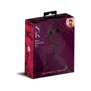 ROSEGASM BED RESTRAINT KIT W/ BLINDFOLD