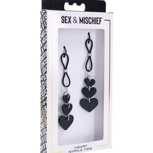 SEX & MISCHIEF HEART NIPPLE CLAMPS
