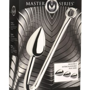 MASTER SERIES ANAL HOOK TRAINER W/ 3 PLUGS