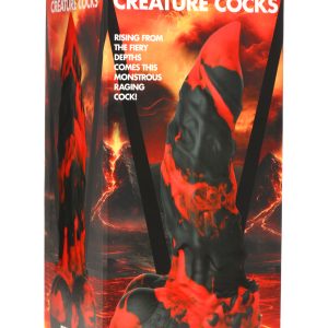CREATURE COCKS FIRE DEMON MONSTER SILICONE DILDO