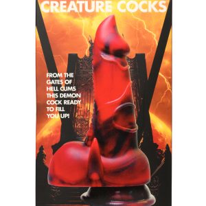 CREATURE COCKS HORNY DEVIL DEMON SILICONE DILDO