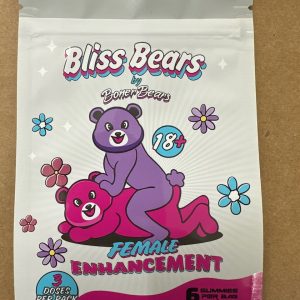 BLISS BEAR FEMALE ENHANCEMENT GUMMY 20PC DISPLAY (NET)