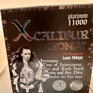 XCALIBUR HONEY PLATINUM 11000 12 TUBES PER DISPLAY (NET)