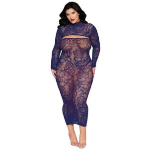 BODYSTOCKING GOWN & SHRUG ECLIPSE Q/S