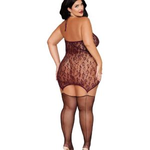 GARTER SLIP CHERRY LACQUER Q/S