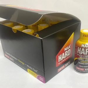SWISS NAVY MAX HARD SHOT 12PC 2.OZ DISPLAY