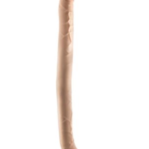 DR SKIN PLUS - 16.5 POSABLE DOUBLE DONG - BEIGE "