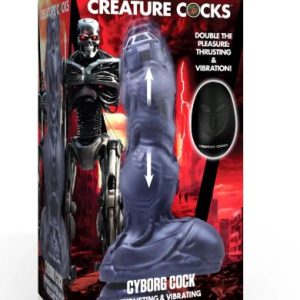 CREATURE COCKS CYBORG COCK THRUSTING & VIBRATING DILDO