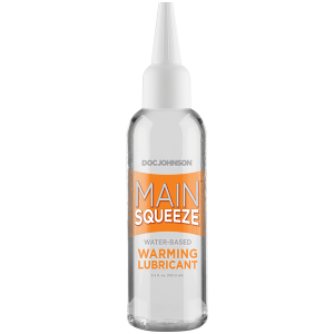 MAIN SQUEEZE WARMING WATER BASED LUBRICANT 3.4 OZ