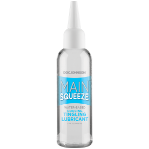 MAIN SQUEEZE COOLING TINGLING WATER BASED LUBRICANT 3.4 OZ