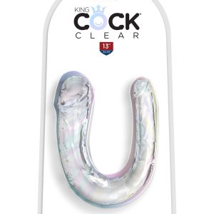 KING COCK CLEAR MEDIUM DOUBLE TROUBLE