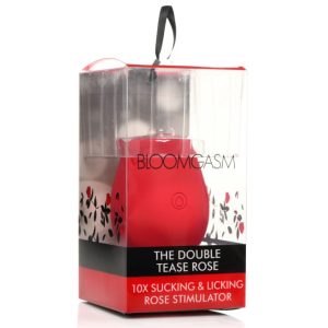(D)THE DOUBLE TEASE ROSE 10X SUCKING & LICKING ROSE SIMULATOR