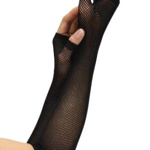 FISHNET SLEEVES BLACK
