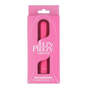 POWERBULLET EEZY PLEEZY 5 IN VIBE RECHARGEABLE PINK