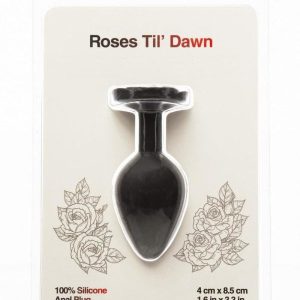 ROSES TIL DAWN SILICONE ANAL PLUG MEDIUM