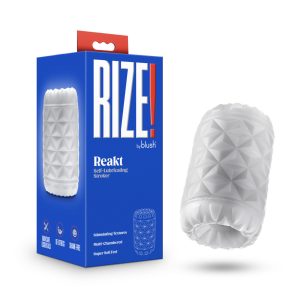 RIZE REAKT SELF LUBRICATING STROKER WHITE