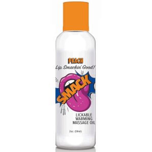 SMACK PEACH 2 OZ WARMING MASSAGE OIL