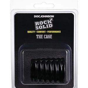 ROCK SOLID COCK CAGE BLACK