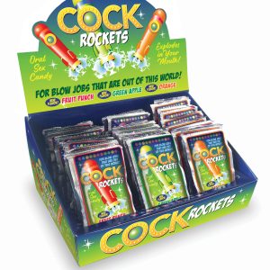COCK ROCKETS 36PC TROPICAL DISPLAY