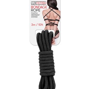 LUX FETISH BONDAGE ROPE 3M BLACK