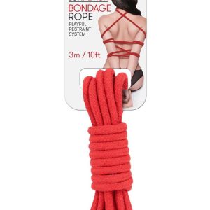 LUX FETISH BONDAGE ROPE 3M RED