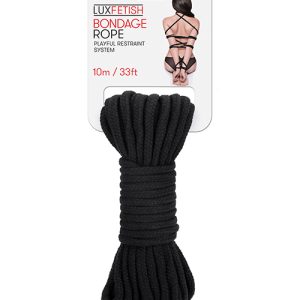 LUX FETISH BONDAGE ROPE 10M BLACK