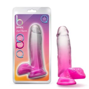 B YOURS SUGAR MAGNOLIA 7DILDO FUCHSIA "