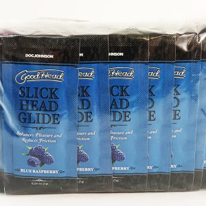 GOODHEAD SLICK HEAD GLIDE BULK REFILL BLUE RASPBERRY 48 PCS 0.24 OZ