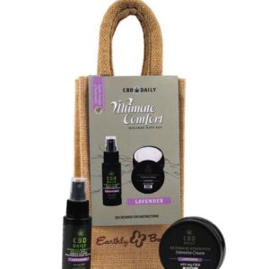 CBD DAILY ULTIMATE STRENGTH LAVENDER HOLIDAY JUTE BAG 2023