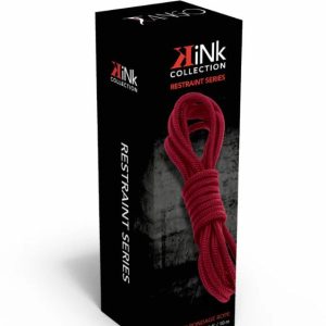 KINK COLLECTION SOFT COTTON BONDAGE ROPE RED