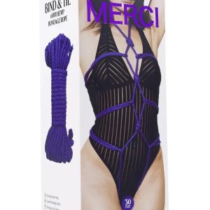 3PC SHEER LACE GARTER BUSTIER W/ THONG PURPLE LUXE