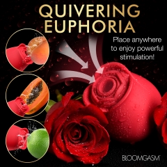 BLOOMGASM THE PERFECT ROSE CLIT STIMULATOR RED