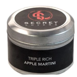 SECRET LOVERS APPLE MARTINI MINI EDIBLE MASSAGE CANDLE 1OZ