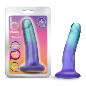 B YOURS MORNING DEW 5 DILDO INDIGO "