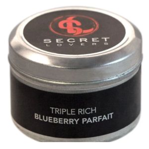SECRET LOVERS BLUEBERRY PARFAIT MINI EDIBLE MASSAGE CANDLE 1OZ