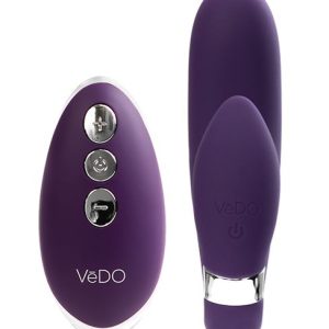 JENI C-SHAPED DUAL MOTOR VIBE WITH REMOTE - PURPLE